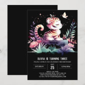 キャッスルフォレストタイガー誕生日 招待状 (正面/裏面)