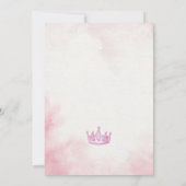 キャッスルプリンセス 招待状 (裏面)