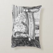 キャッスルペンシラートモノクローム アクセントクッション (裏面(縦))