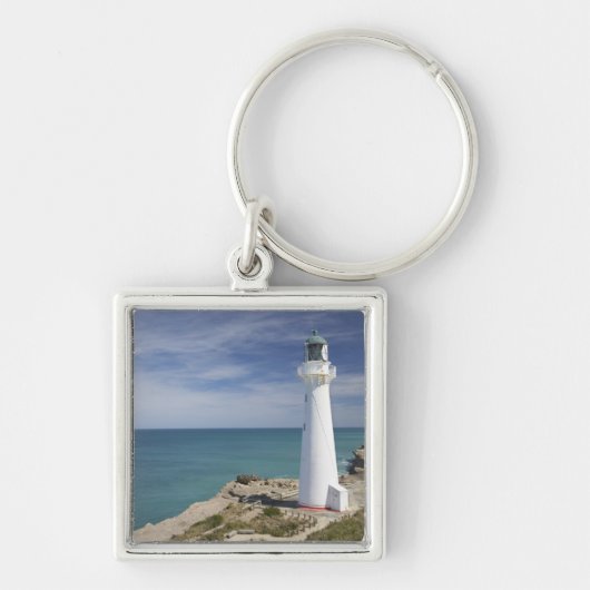 キャッスルポイント灯台、キャスルポイント、ワイララパ、 キーホルダー (正面)