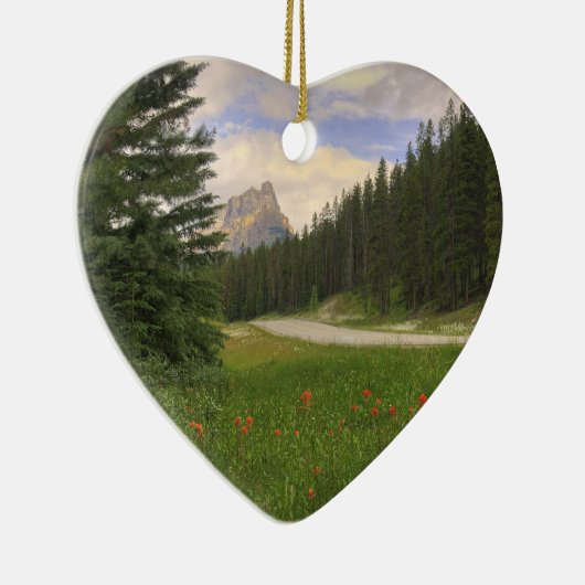 キャッスルマウンテンバンフ セラミックオーナメント (右)