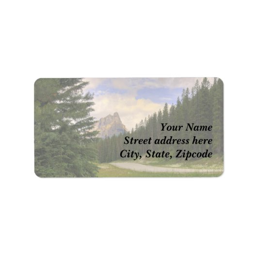 キャッスルマウンテンバンフ ラベル (正面)