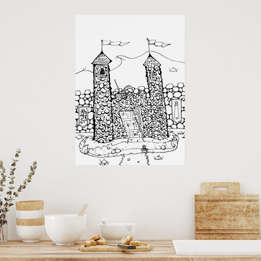 キャッスルメイズ ポスター (キッチン)