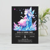 キャッスルモダンプリンセス誕生日 招待状 (スタンド正面)