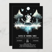 キャッスルリトルタイガー誕生日 招待状 (正面/裏面)