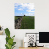 キャッスルリンジスファーンオンホーリーアイランド ポスター (ホームオフィス)