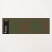 キャッスルレザーのフレイザータータンチェック格子模様 ヨガマット (正面(横))