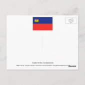 キャッスルヴァドゥーズリヒテンシュタイン ポストカード (裏面)