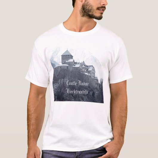 キャッスルヴァドゥーズリヒテンシュタイン Tシャツ (正面)