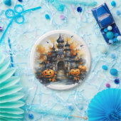 キャッスル不気味幽霊のよく出るハロウィーン紙プレート ペーパープレート (パーティー)