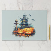キャッスル不気味幽霊のよく出るハロウィーン紙ランチョンマット ペーパーパッド (インサイチュ)