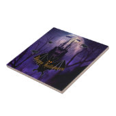 キャッスル不気味幽霊のよく出るハロウィーン タイル (側面)