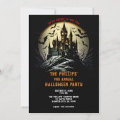 キャッスル幽霊のよく出るオンセ墓地ヒルハローウィンパーティ 招待状 (正面)