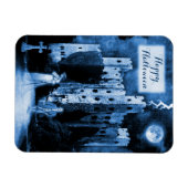 キャッスル幽霊のよく出るゴシックハッピーハローウィン マグネット (横)