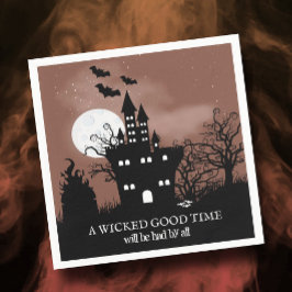 キャッスル幽霊のよく出るハ不気味ロウィン スタンダードカクテルナプキン