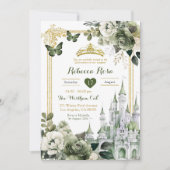 キャッスル王室のクラウンセージグリーンキンセ王室のーニラ 招待状 (正面)