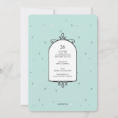 キャッスル王室のボーイガールツインズベビーシャワー招待状 招待状 (裏面)