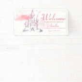 キャッスル王室のリトルプリンセス誕生日パーティー1st 横断幕 (インサイチュ)