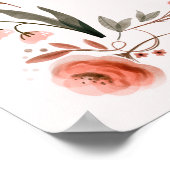 キャッスル王室の誕生日ウェルカムサインピンク ポスター (角)