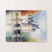 キャッスル素晴らしウォーターのカラーパズル ジグソーパズル (横)