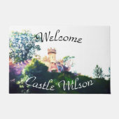 キャッスル色彩の鮮やかウェルカム ドアマット (正面)