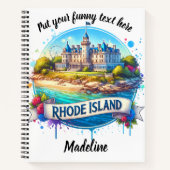 キャッスル魅力的バイロードアイランドのショアーズ ノートブック (正面)