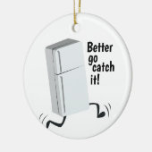 キャッチの実行 セラミックオーナメント (左)