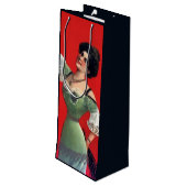 キャッチクランプスワイン抱き枕 ワインギフトバッグ (裏面アングル)