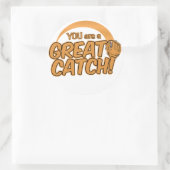 キャッチッ素晴らしク！カスタムステッカー ラウンドシール (バッグ)