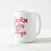 キャッチフライトなし感覚フェミニン – トラベルサス コーヒーマグカップ (正面右)