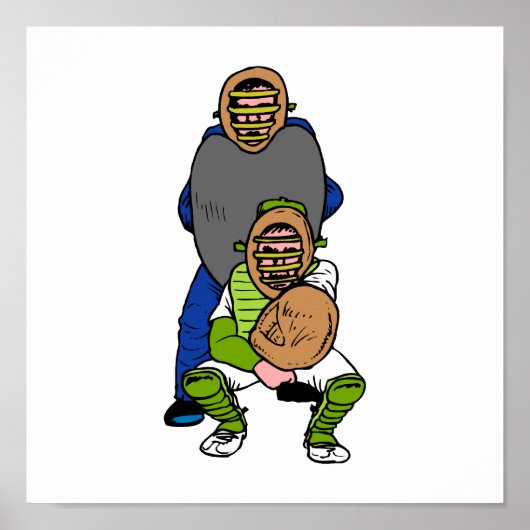 キャッチャーとウンパイア ポスター (正面)