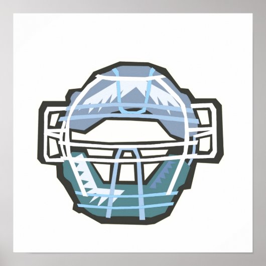 キャッチャーのマスク ポスター (正面)