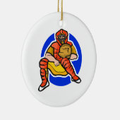 キャッチャー セラミックオーナメント (右)