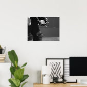 キャッチャー – 白黒ポスター ポスター (ホームオフィス)