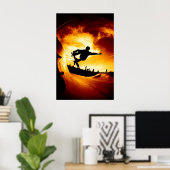 キャッチングエア – ポスター (ホームオフィス)