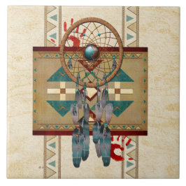 キャッチングスピリット先住民アメリカ タイル