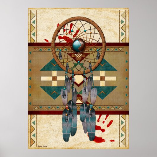 キャッチングスピリット先住民アメリカ ポスター (正面)