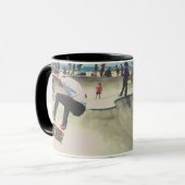 キャッチング・エア スケートボード マグカップ (正面左)