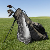 キャッチ空気 – マウンテンバイクデジタル鉛筆スケッチ ゴルフタオル (グリーン)