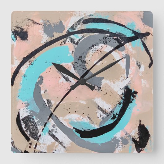 キャッチ22壁時計 スクエア壁時計 (正面)