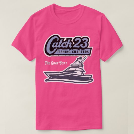 キャッチ23魚釣りCharterTShirt Tシャツ (デザイン正面)