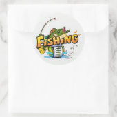 キャッチ・オブ・ザ・デイ:おもしろい魚釣り冒険! ラウンドシール (バッグ)
