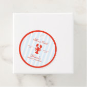 キャッチ・オブ・ラブ カニ 赤と青の結婚前お披露目パーティー フェイバータグ (インサイチュ)