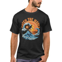 キャッチ・ザ・ウェーブス ビンテージオーシャンアドベンチャーTシャツ