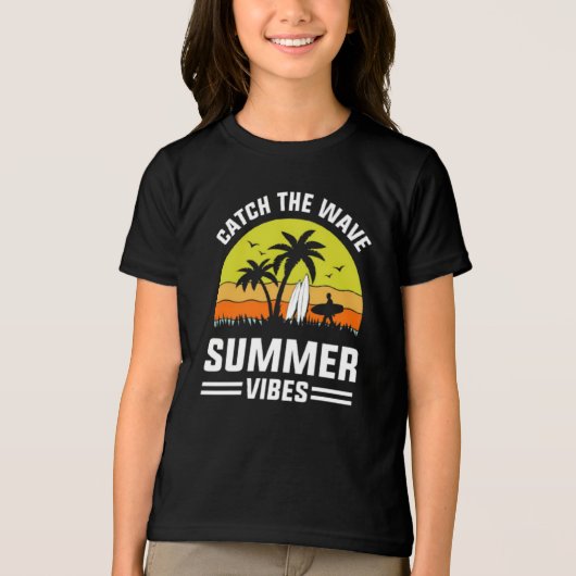 キャッチ・ザ・ウェーブ・サマー・バイブス-64193 トライブレンドＴシャツ (正面)