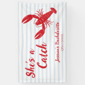 キャッチ・ザ・ロブスター・バチェロレッテ・パーティー 横断幕 (縦)