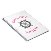 キャッチ・スパイラル・ノートブ航海のックのDIVA ノートブック (右側)