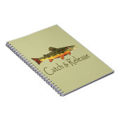 キャッチ&リリーストラウト魚釣り ノートブック (右側)