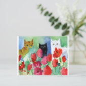 キャッツかわいらし ポストカード (スタンド正面)