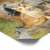 キャッツよくはしゃぐ | ジュリアス・アダム ポスター (角)